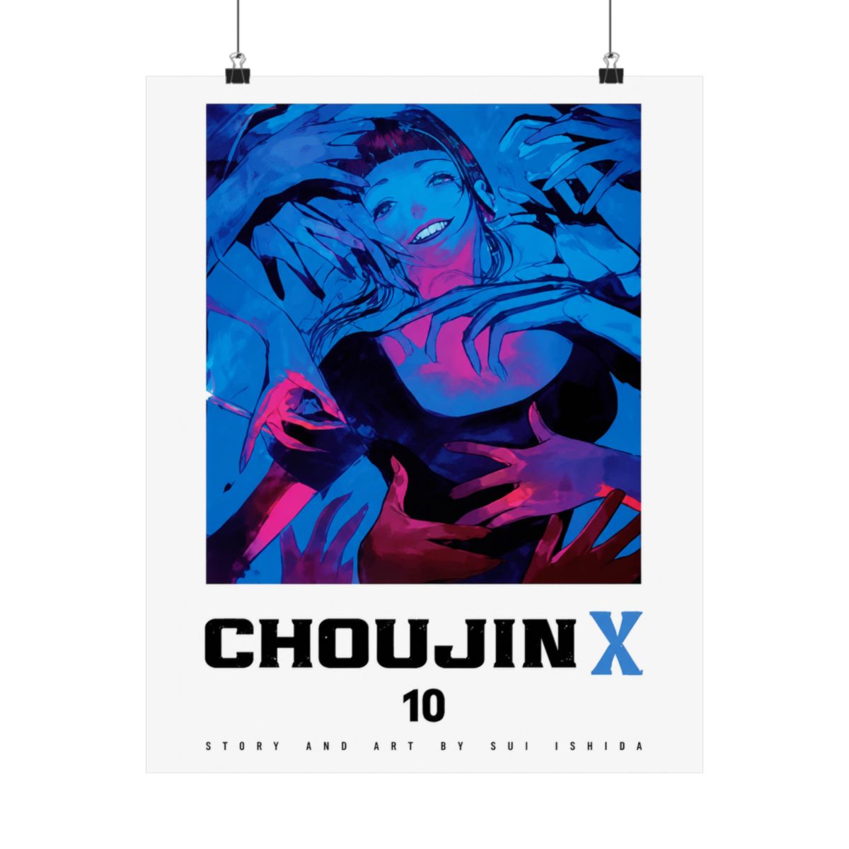 Choujin X Vol 10 Cover Art - 11x17 Poster - Ishida Sui Shonen Jump anime merch - alternate angle 3, merchandise