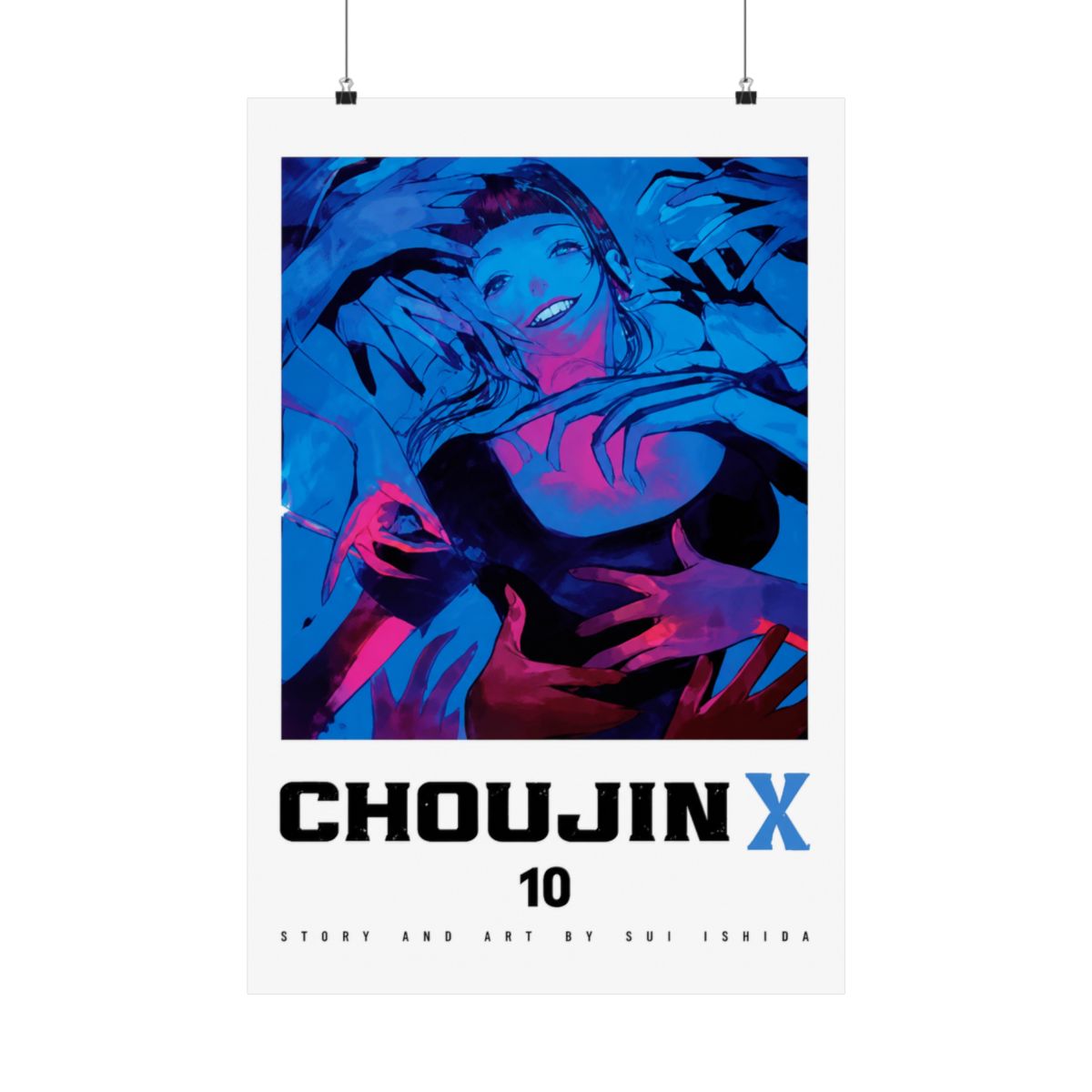 Choujin X Vol 10 Cover Art - 11x17 Poster - Ishida Sui Shonen Jump anime merch