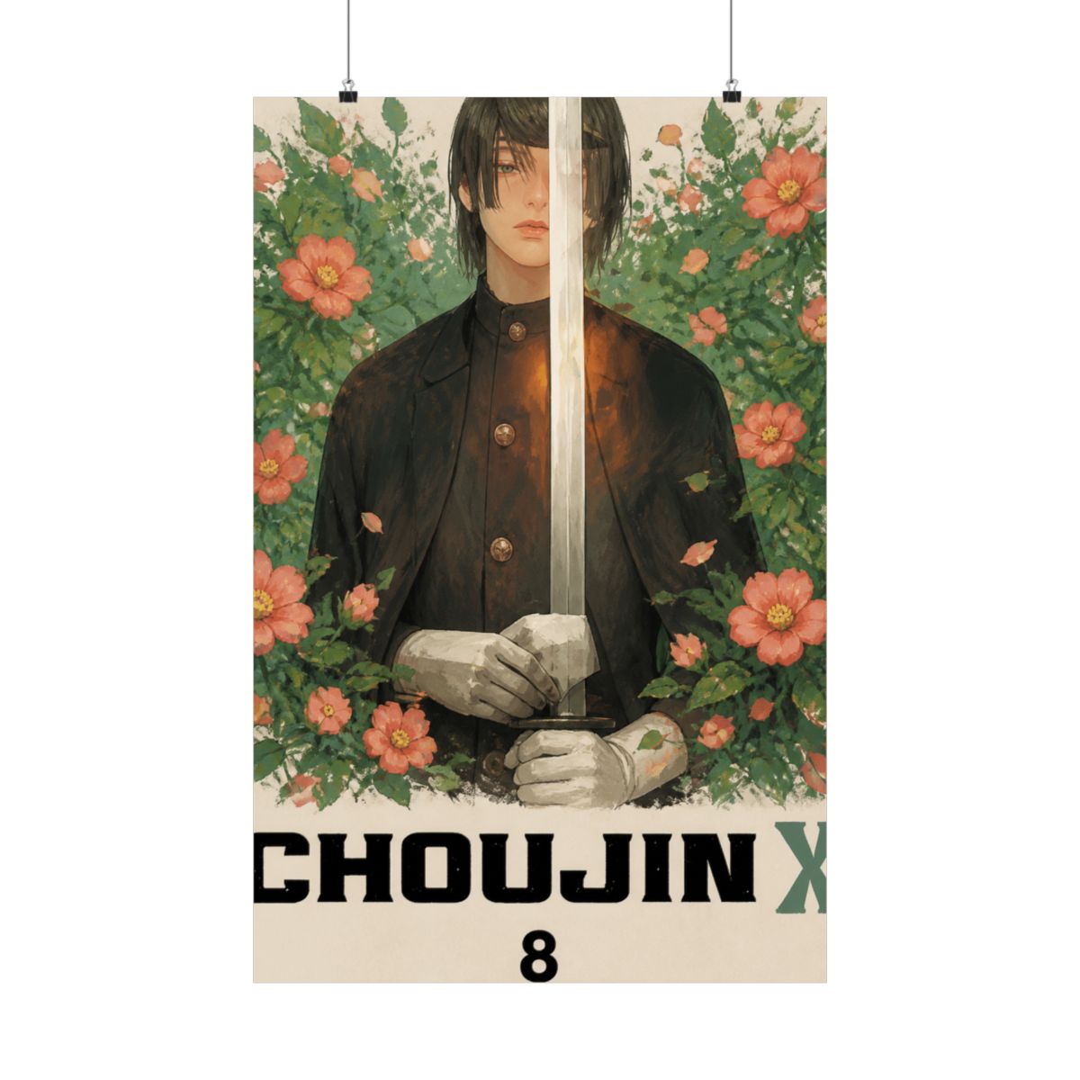 Choujin X Vol 8 Cover Art - 11x17 Poster - Ishida Sui Shonen Jump anime merch - alternate angle 2, merchandise