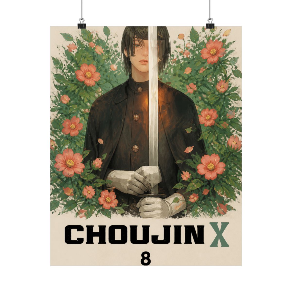 Choujin X Vol 8 Cover Art - 11x17 Poster - Ishida Sui Shonen Jump anime merch - alternate angle 3, merchandise