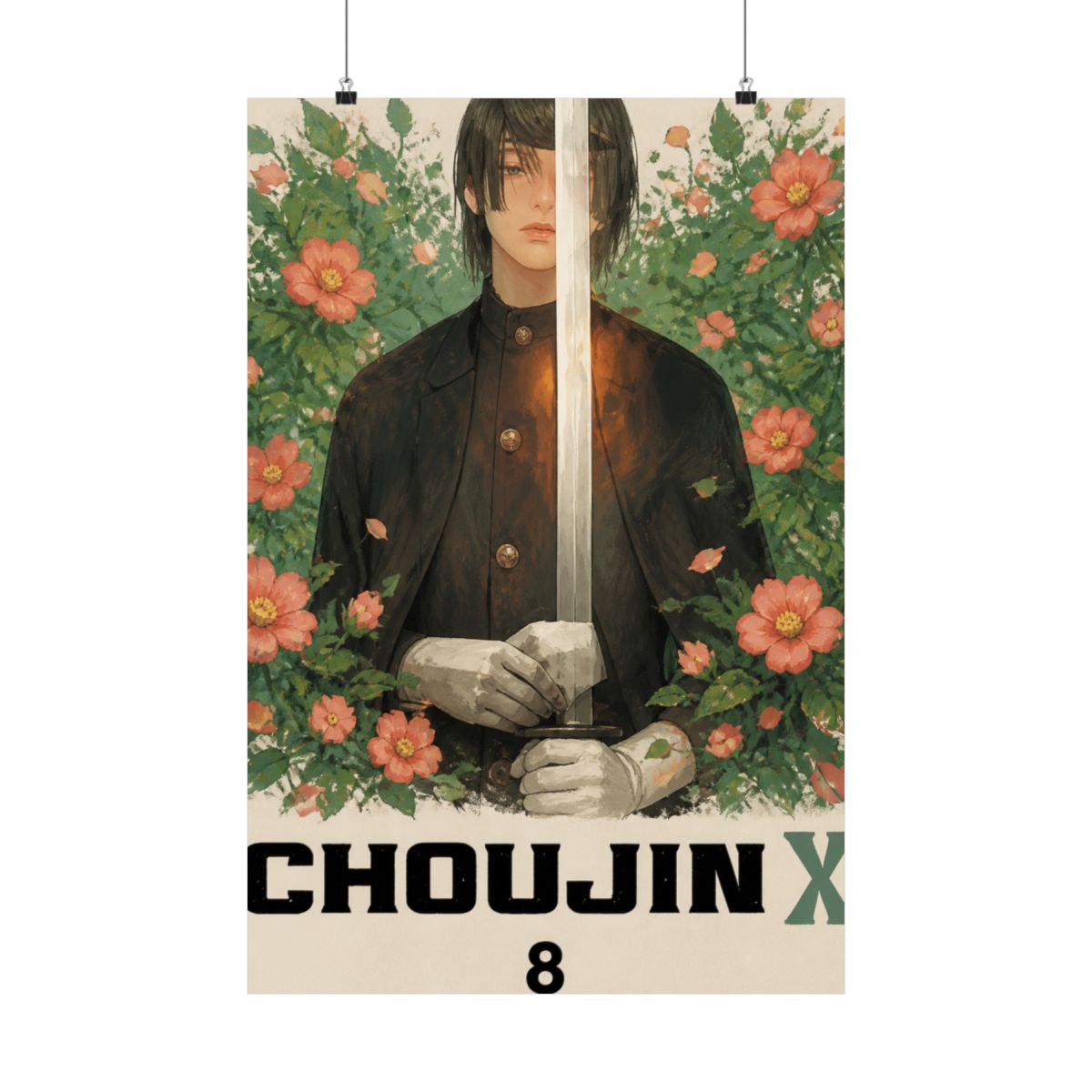 Choujin X Vol 8 Cover Art - 11x17 Poster - Ishida Sui Shonen Jump anime merch
