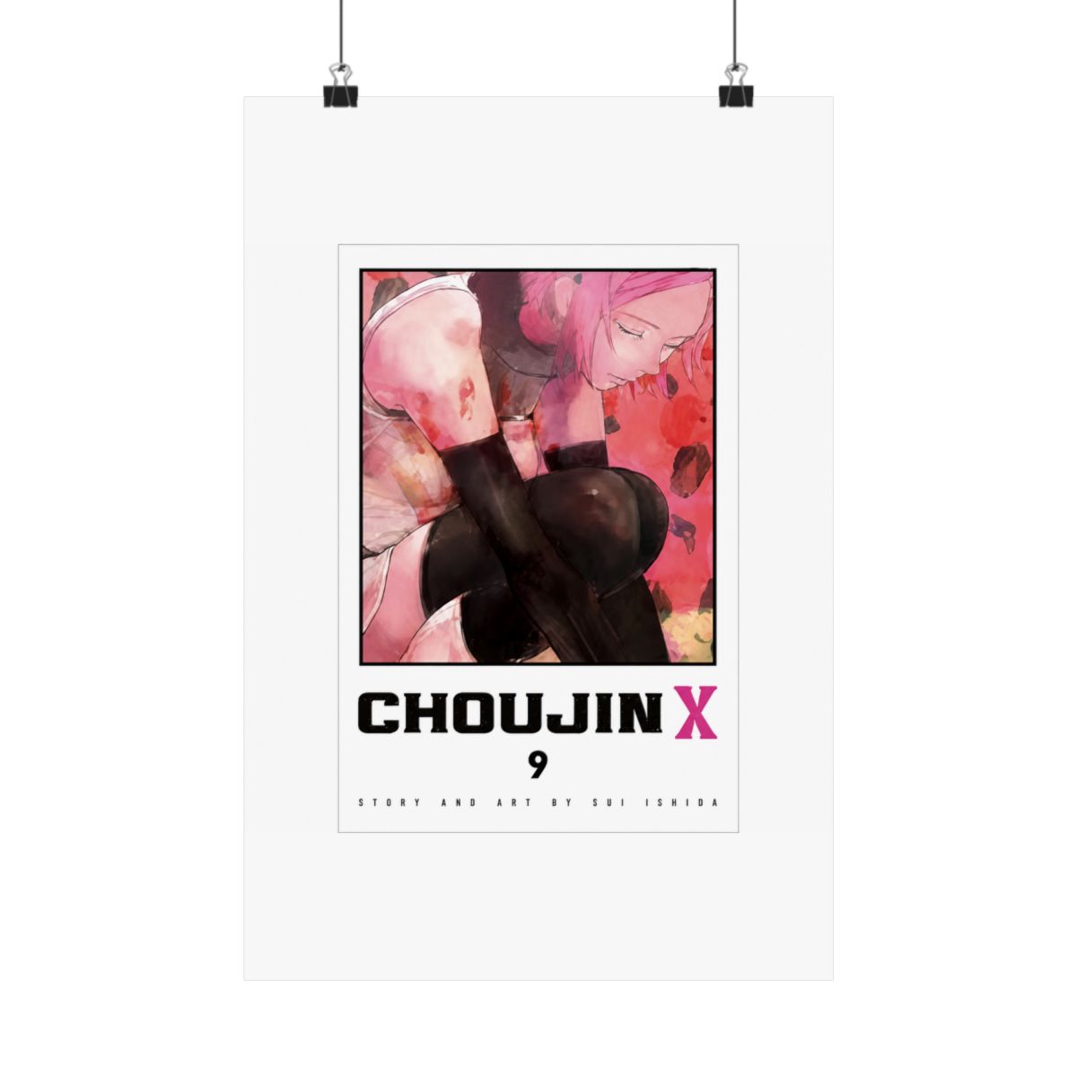 Choujin X Vol 9 Cover Art - 11x17 Poster - Ishida Sui Shonen Jump anime merch - alternate angle 5, merchandise