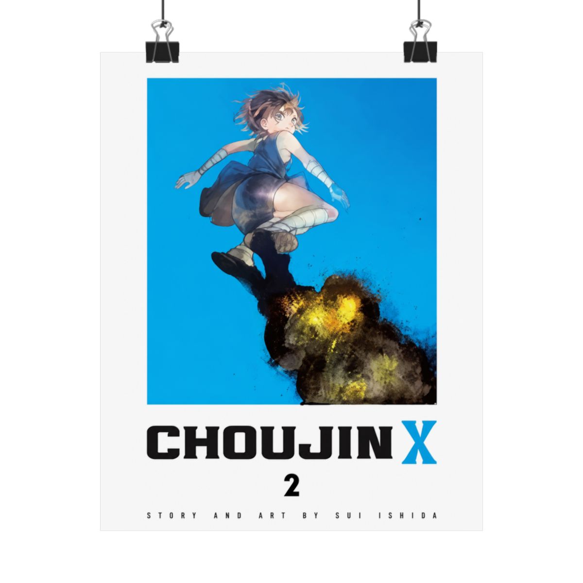 Choujin X Vol 2 Cover Art - 11x17 Poster - Ishida Sui Shonen Jump anime merch - alternate angle 5, merchandise