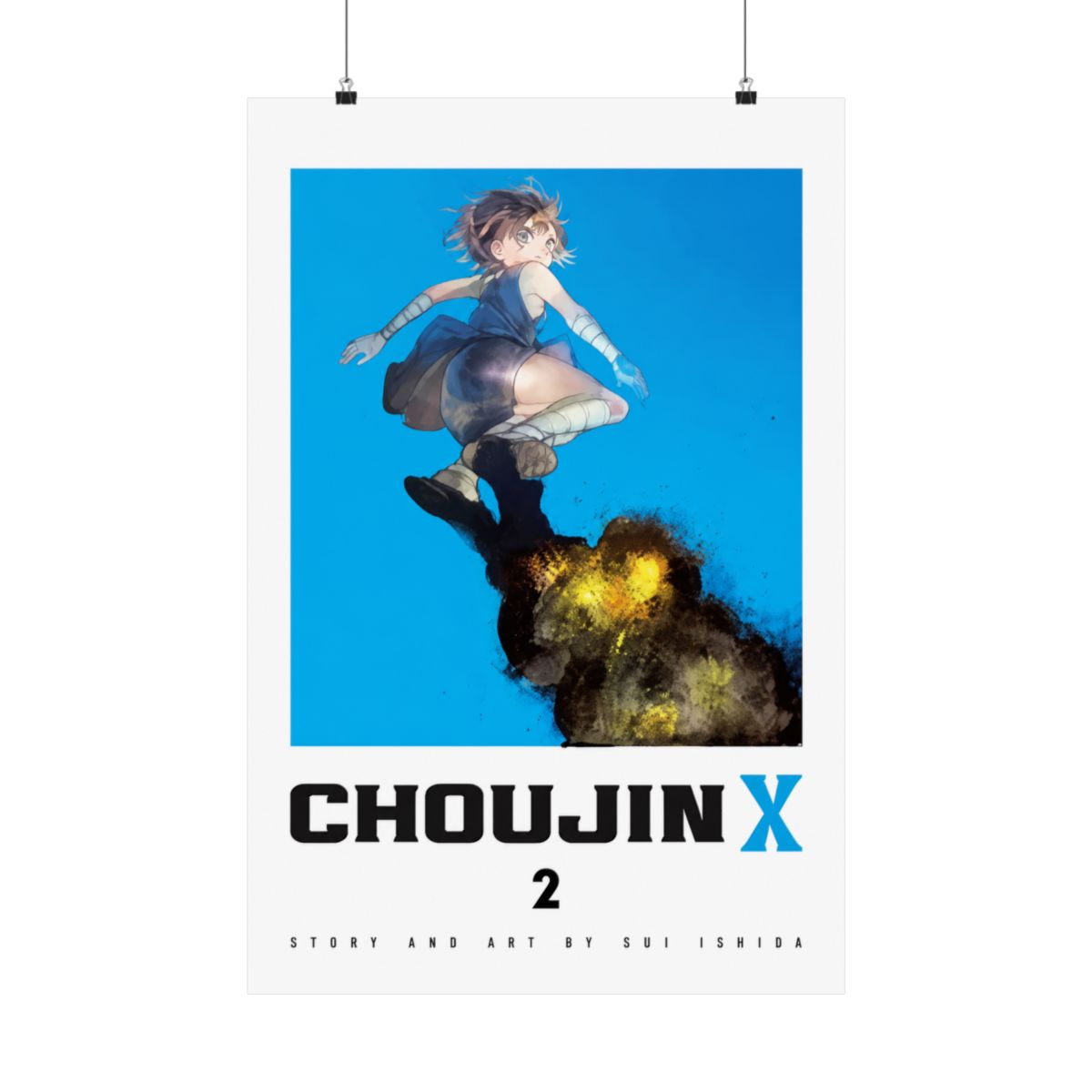 Choujin X Vol 2 Cover Art - 11x17 Poster - Ishida Sui Shonen Jump anime merch