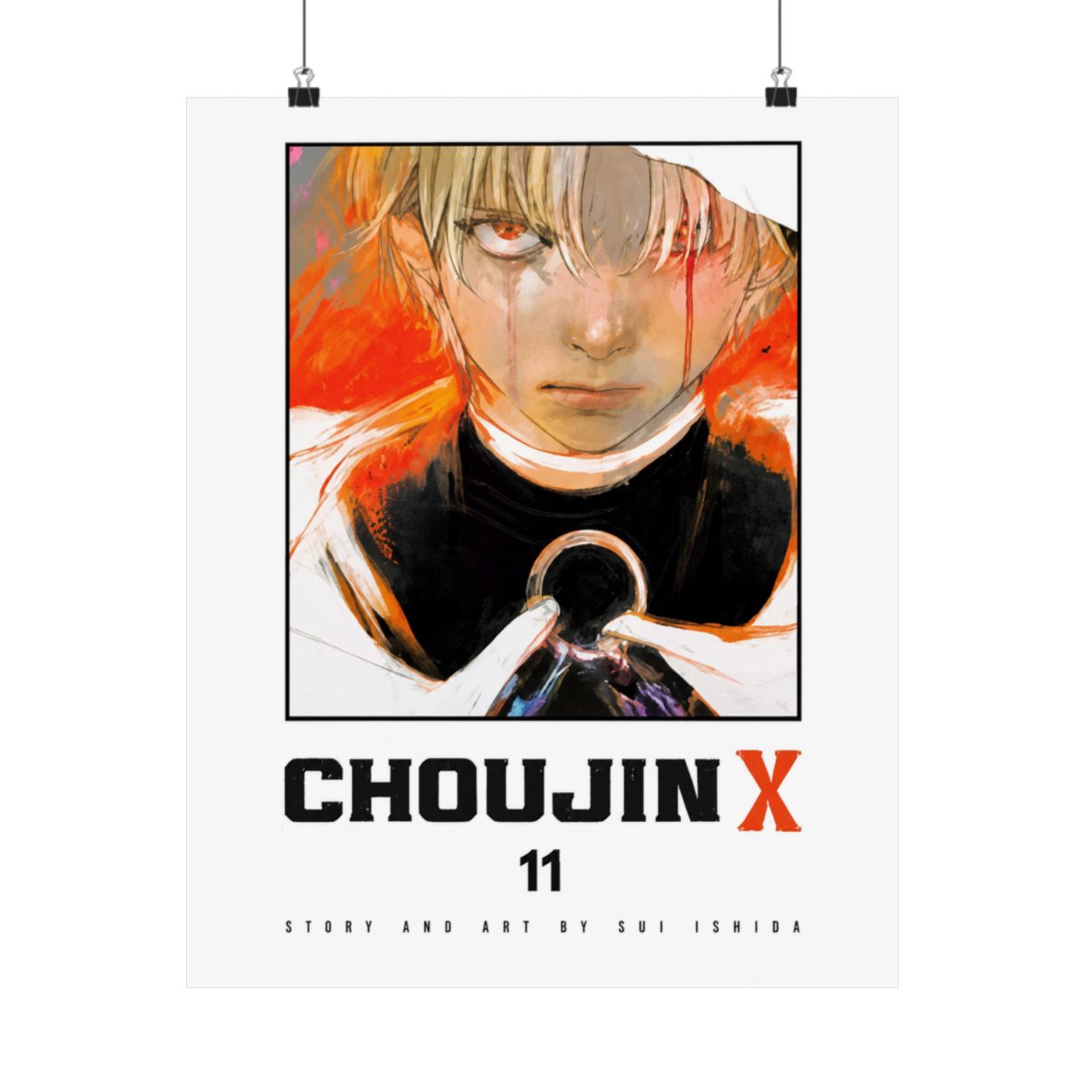 Choujin X Vol 11 Cover Art - 11x17" Poster- Ishida Sui Shonen Jump anime merch - alternate angle 3, merchandise