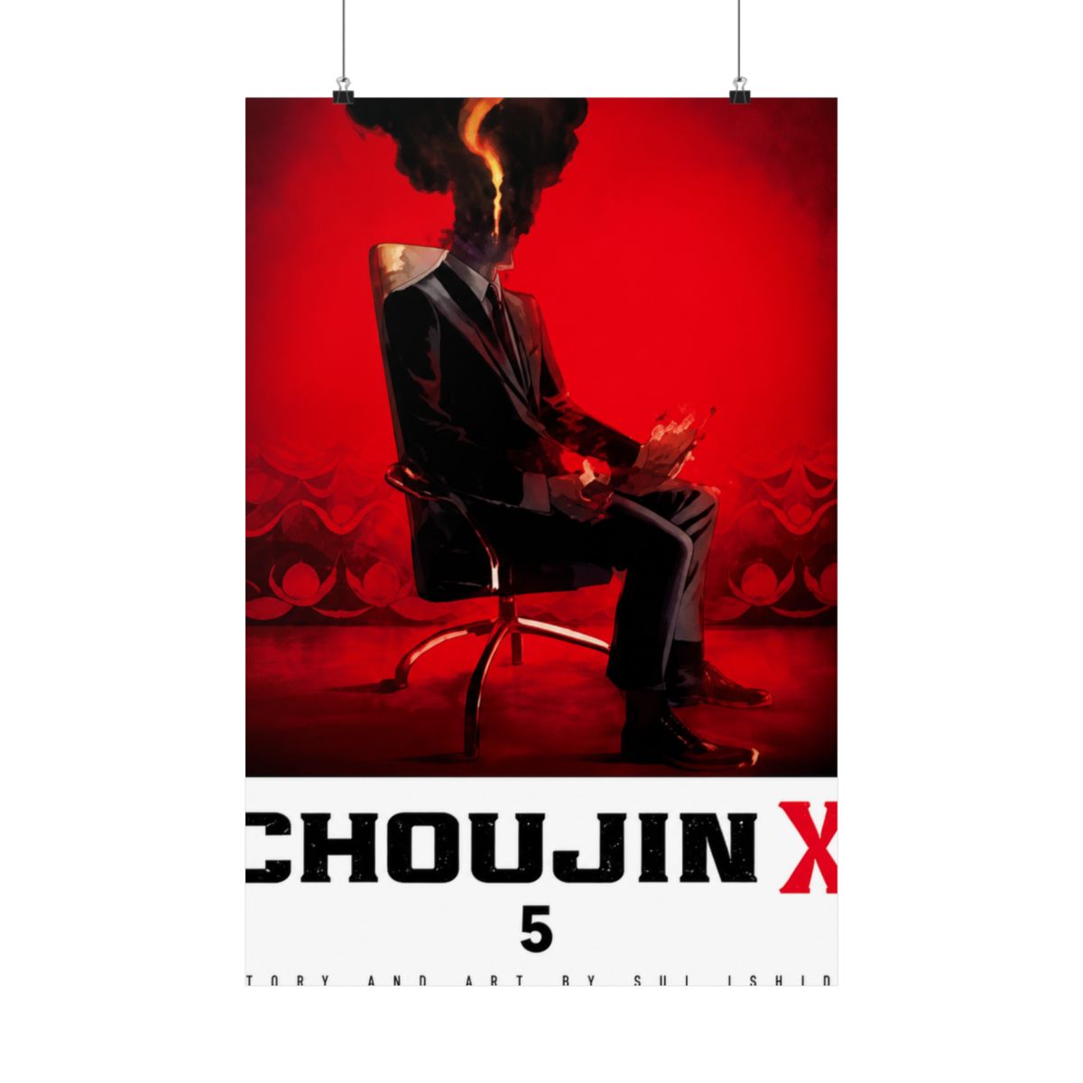 Choujin X Vol 5 Cover Art - 11x17 Poster - Ishida Sui Shonen Jump anime merch